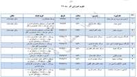تقویم آموزشی آذر ماه 1396