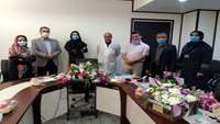 مراسم تجلیل پزشکان بیمارستان معتمدی به مناسبت روز پزشک