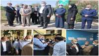 بازدید دکتر فخری معاون هماهنگی امور عمرانی استاندار از بیمارستان