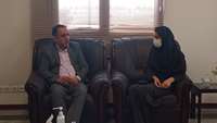 دکتر حافظی سرپرست معاونت غذا و داروی دانشگاه از بیمارستان معتمدی بازدید کرد
