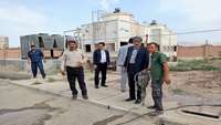 بازدید رئیس دانشگاه از بیمارستان معتمدی گرمسار 