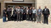 نشست صمیمانه اعضای انجمن آبادگران گرمسار با ریاست بیمارستان معتمدی