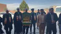 حضور خادمان بارگاه ملکوتی امام رضا(ع) در بیمارستان معتمدی 