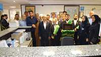 ملاقات خادمین حرم حضرت معصومه (س) از بیمارستان معتمدی