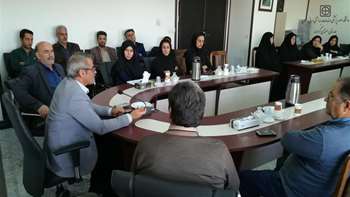 مراسم معارفه رئيس امور مالي بيمارستان معتمدي