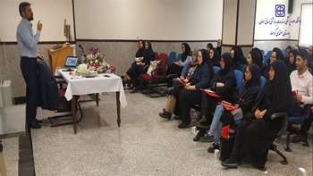 كارگاه آموزشي كار با دستگاه تهويه مكانيكي در بيمارستان معتمدي گرمسار