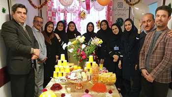 جشن روز پرستار در بخش اطفال بيمارستان معتمدي