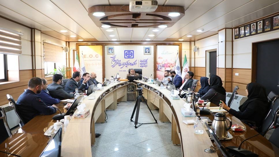 برگزاری جلسه بررسی وضعیت توزیع و تخصیص تجهیزات بیمارستان معتمدی گرمسار